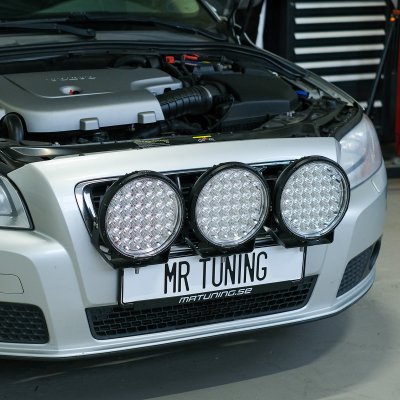 Extraljuspaket 480W (3x LED 9" extraljus + Hållare + Reläsats)