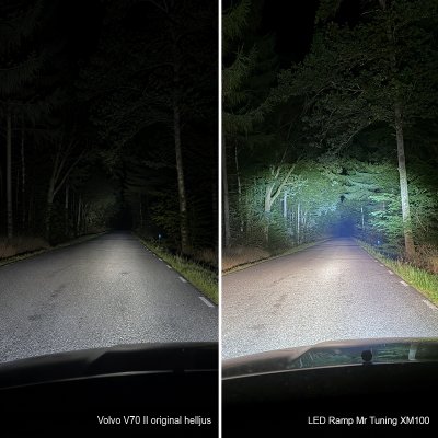 PAKET LED Ramp Mr Tuning XM100 + Unibar Svart