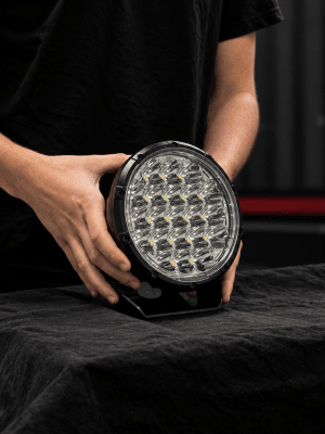 Extraljuspaket 315W (3x LED 7" (18cm) extraljus + Hållare + Reläsats)