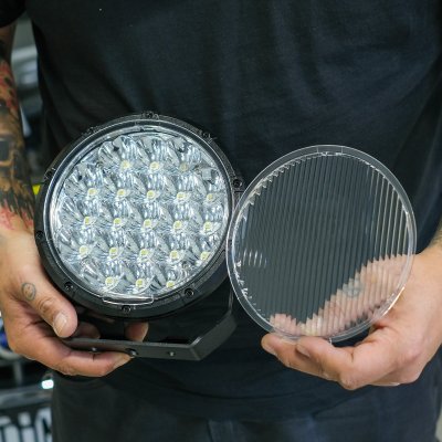 Extraljuspaket slim Mr Tuning 315W (3x LED 7" Extraljus + hållare + reläsats)