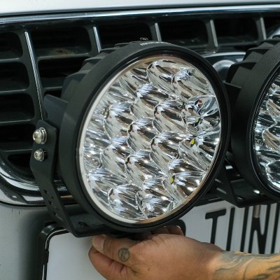 Extraljuspaket slim Mr Tuning 315W (3x LED 7" Extraljus + hållare + reläsats)