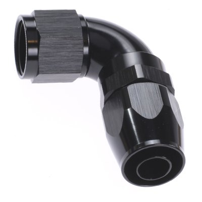 AN6 Slangkoppling 90° (Full Flow)