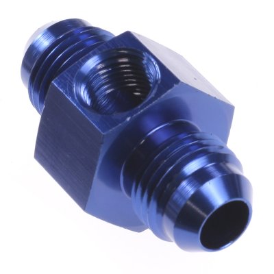 AN8 Hane - Hane / 1/8NPT uttag - Blå