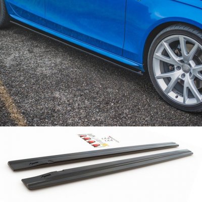 Sidokjolar diffusor texture - Audi A4 B8 & B8.5 (facelift) ink S-line