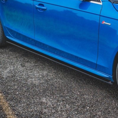 Sidokjolar diffusor texture - Audi A4 B8 & B8.5 (facelift) ink S-line