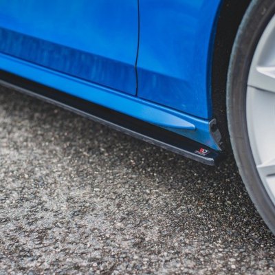 Sidokjolar diffusor texture - Audi A4 B8 & B8.5 (facelift) ink S-line