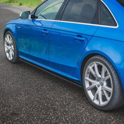 Sidokjolar diffusor texture - Audi A4 B8 & B8.5 (facelift) ink S-line