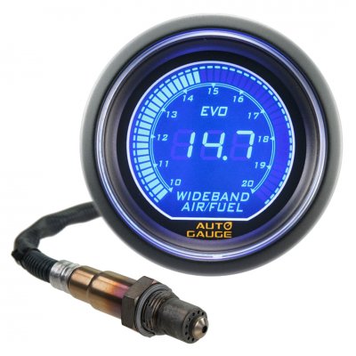 Auto Gauge Mätare Digital 52mm Bredbandslambda