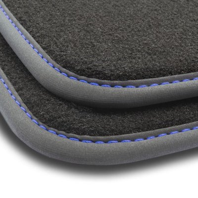 Tygmatta Mr Tuning Premium (blå stygn) - BMW 3-serie F30 / F31 (2011-2019)