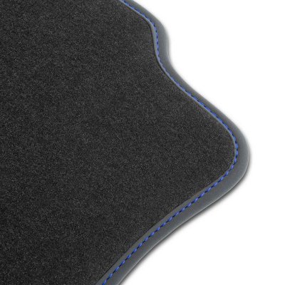 Tygmatta Mr Tuning Premium (blå stygn) - BMW 3-serie F30 / F31 (2011-2019)