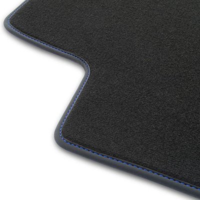 Tygmatta Mr Tuning Premium (blå stygn) - BMW 3-serie F30 / F31 (2011-2019)