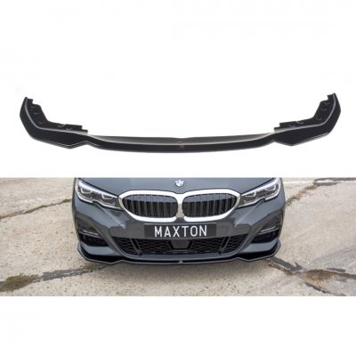 Spoilerläpp blanksvart V2 - BMW G20/G21 M-Sport (2018-2022)
