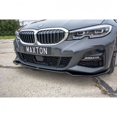Spoilerläpp blanksvart V2 - BMW G20/G21 M-Sport (2018-2022)