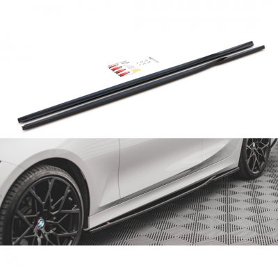 Sidokjolar diffusor blanksvart - BMW G20/G21 (2018-2022)