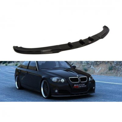Spoilerläpp blanksvart V2 - BMW E90/E91 LCI (2008-2012)