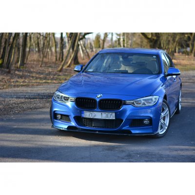Spoilerläpp blanksvart - BMW F30/F31 M-Sport LCI (2015-2019)