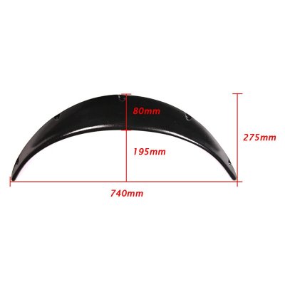 Skärmbreddare 740mm / 8cm (2st)
