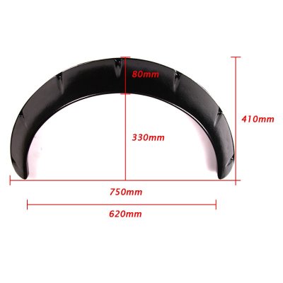 Skärmbreddare 750mm / 10cm (2st)