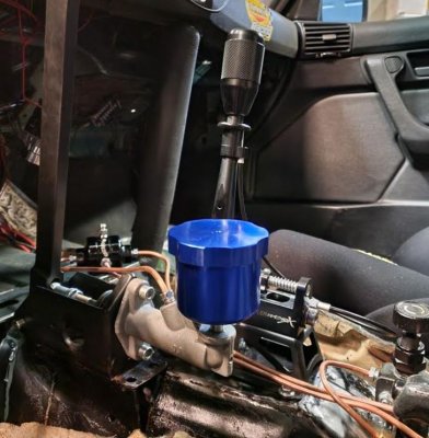 Bromsvätskabehållare - blå