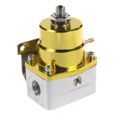 Bränsletrycksregulator Linjär 1:1 Aromotive style (Guld)