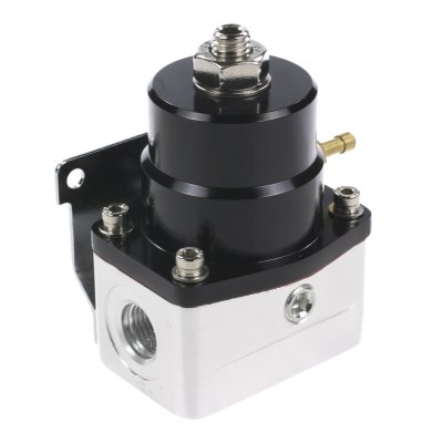 Bränsletrycksregulator Linjär 1:1 Aromotive style (Svart)