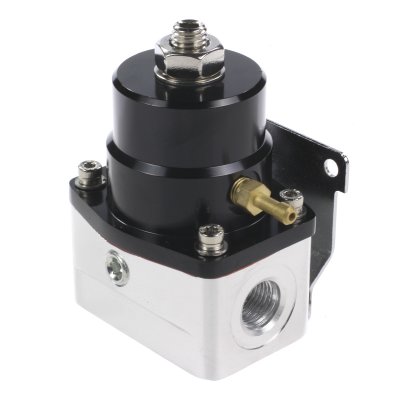 Bränsletrycksregulator Linjär 1:1 Aromotive style (Svart)