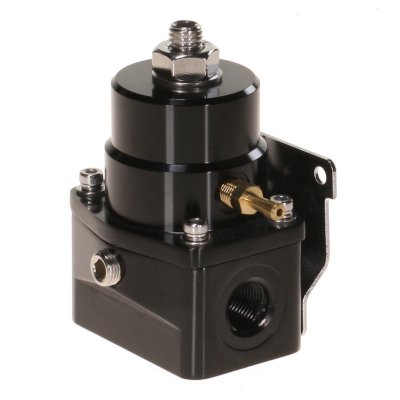 Bränsletrycksregulator Linjär 1:1 Aromotive style (Pure Black)