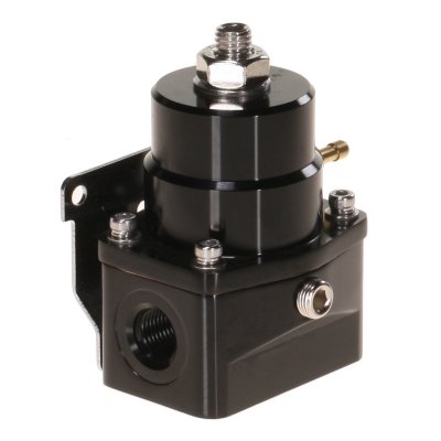 Bränsletrycksregulator Linjär 1:1 Aromotive style (Pure Black)