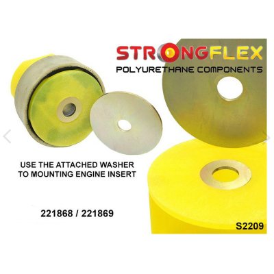 VW Caddy (2004-2020) - Nedre Motorkudde Inlägg Gul (221868A)