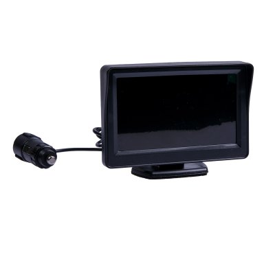 Trådlös backkamera 3-i-1 – Nummerskyltsram + sensorer + 4,3" skärm