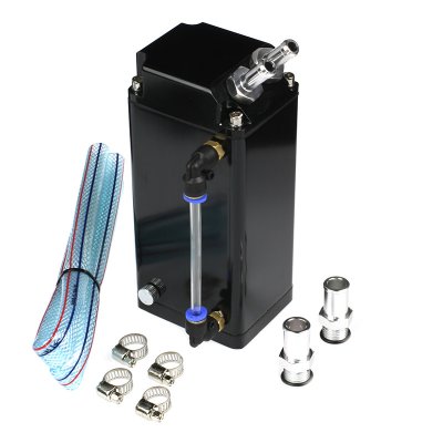 Oljecatchtank 0,75l Svart