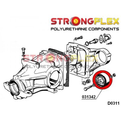 BMW Z3 - Bakre diffbussning bakvagn (031342)