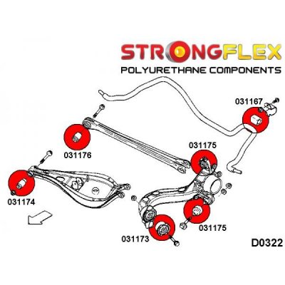 BMW E46 M3 - Främre bakvagnsbussning (031413)