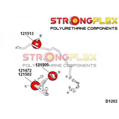 Mitsubishi Evo 4 5 6 - Främre bärarmsbussning framvagn (121472)