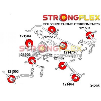Mitsubishi Evo 7 8 9 - Främre länkarmsbussning (121503)