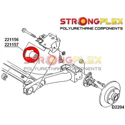 Vw Golf 2 - Bussning bakvagn (221156)