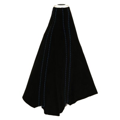 Damask växelspak (blå stygn)