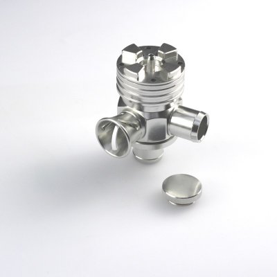 Hybrid dumpventil /öppen/återcirkulerande 25mm Silver