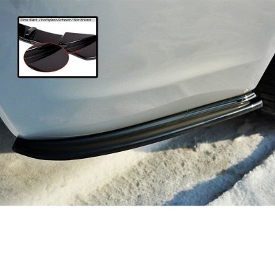 Bakre sido splitters blacksvarta BMW E90 M-paket (2005-2008)