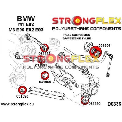 BMW M3 E90/E92/E93 - Bakre krängningshämmarbussning (031854)