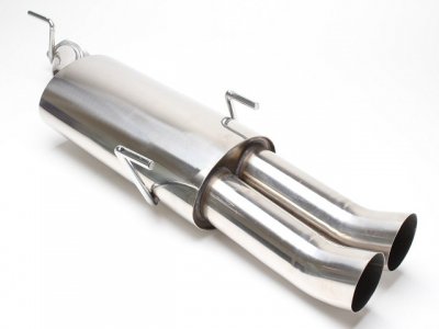 Rostfri Sportljuddämpare (2x76mm DTM) Opel Vectra B (1995-2003) - TA-Technix