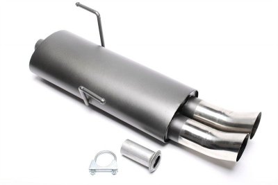 Sportljuddämpare (2x76mm DTM) Peugeot 206 (1998-2006) - TA-Technix