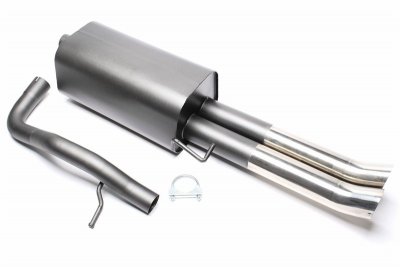 Sportljuddämpare (2x76mm DTM) Audi A4 (B5) (1994-2001) - TA-Technix