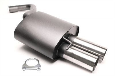 Sportljuddämpare (2x76mm) BMW E90 316i/318i/320i/318D/320D - TA-Technix