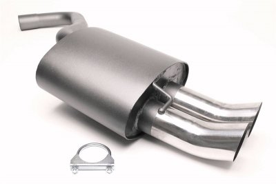 Sportljuddämpare (2x76mm DTM) BMW E90 316i/318i/320i/318D/320D - TA-Technix