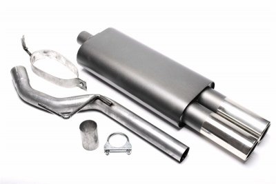 Sportljuddämpare (2x76mm) VW Passat (1988-1996) - TA-Technix