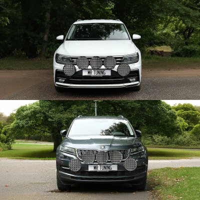 Extraljuspaket Mr Tuning Luminar 800W (5x LED 9" Extraljus + hållare + reläsats)