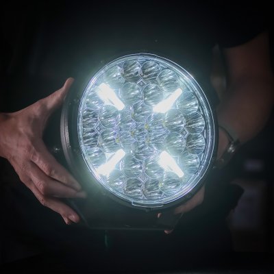 Extraljuspaket Flare 9" 310W (2x LED 9" extraljus + hållare + reläsats)