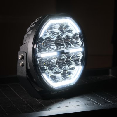 Extraljuspaket Mr Tuning Nova 320W (2x LED 9" Extraljus + hållare + reläsats)