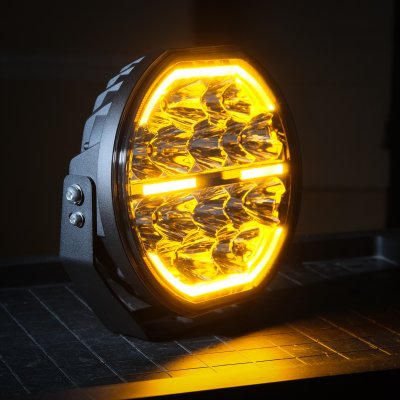 Extraljuspaket Mr Tuning Nova 320W (2x LED 9" Extraljus + hållare + reläsats)